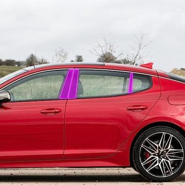 Imagem de LAVIYE Filme protetor de pintura PPF exterior do carro Anti-risco da tira do pilar da janela TPU filme transparente Reparação, para Kia Ferrão 2021-2023