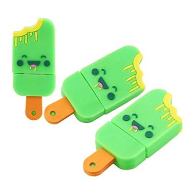 Imagem de 4GB Ice Cream Model USB Flash Drive 64GB 32GB 16GB 8GB Pen Drive Memory Flash Card Stick USB 3.0 Flash Disk Drive USB Stick USB (Verde)
