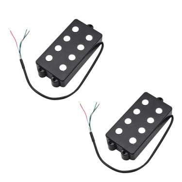 Imagem de Captador Humbucker de cerâmica para guitarra de 4 cordas com parafusos para captador de baixo estilo aberto 4 cordas