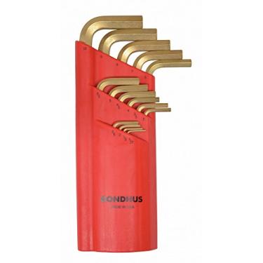 Imagem de Bondhus Conjunto 39195 de 15 chaves L sextavadas com GoldGuard, extra longo, tamanhos 1,27-10 mm