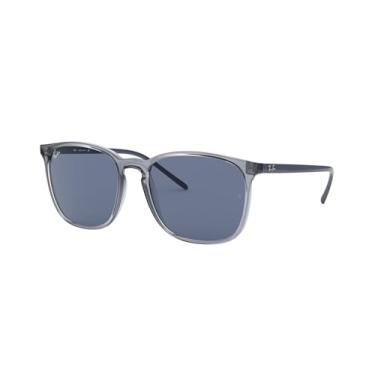 Imagem de Óculos de Sol Ray-Ban 0RB4387 639980 Tam 56 / Azul - Lentes Azul