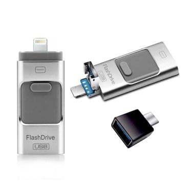 Imagem de Flash Drive Phoxfer RecovStick Flash Drive 64 GB para iPhone, telefone Android, PC, MAC, iPad Expansão de memória | Pen Drive USB durável | Transferência fácil, sincronização de retenção de dados USB