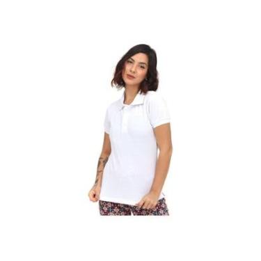 Imagem de Camiseta Feminina Camisa Gola Pólo Moda Social Comfort Leve-Feminino