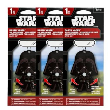 Imagem de Acessórios de carro Darth Vader Star Wars Plasticolor - Darth Vader Air Freshener WigglerPlasticolor 005414