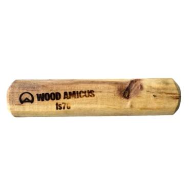 Imagem de Amicus Mordedor Brinquedo Sustentável de Madeira do Café Wood Amicus para Cães, Pequeno 12cm