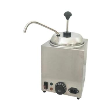 Imagem de SiaBiced Distribuidor Elétrico de Queijo Nacho, Dispensador de Queijo com Bomba Aquecida, Dispensador Multiuso Resistente para Cozinha