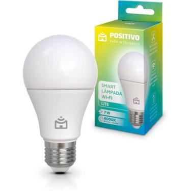 Imagem de Smart Lâmpada Wi-Fi Lite Positivo Casa Inteligente LED Smart, Branco