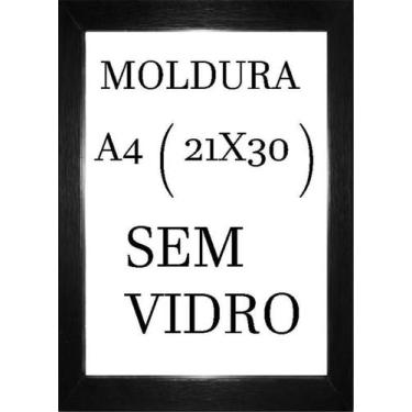 Imagem de Moldura Certificado A4 (21X30) Porta Retrato Sem Vidro - Lgs Decoracoe