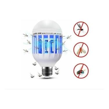 Imagem de Lâmpada Repelente Eletrônico Mata Mosquito Dengue Luz - Alinee