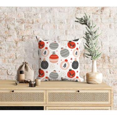 Imagem de Almofada com enchimento Bolinhas Natalinas - Core Decore