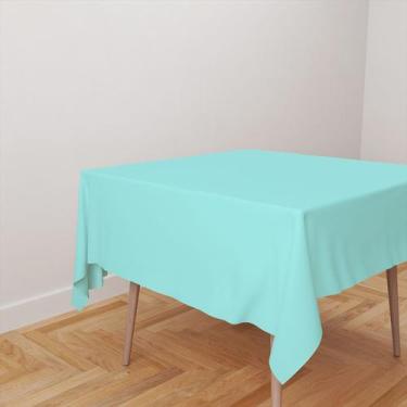 Imagem de Toalha De Mesa Quadrada 4 Lugares Tecido Oxford Lisas - 140x140cm - Co