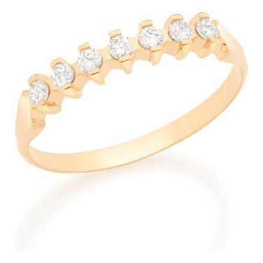 Imagem de Meia Aliança Com Parte Superior Trabalhada 512702 - ROMMANEL, Branco, 