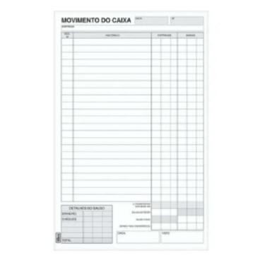 Imagem de Movimento de Caixa 1/4 100 Folhas São Domingos