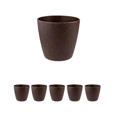 Imagem de 6 un Vaso plantas colmeia decorativo flores G MARROM ESCURO - EVO
