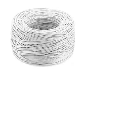 Imagem de Cabo De Rede Internet Branco Montado 50 Metros Crimpado Aproveite!!