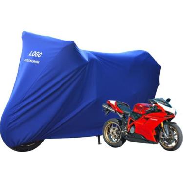 Imagem de Capa Para Moto Ducati 1098 Tecido Macio Não Risca Pintura - Mz, Azul