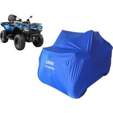 Imagem de Capa Para Quadriciclo Com Logo Cfmoto Cforce 450 L - Mz, Azul