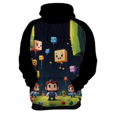 Imagem de Moletom Casaco Blusa Jogo Quadrado de Blocos Mineração 12 - Enjoy Shop