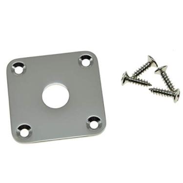 Imagem de Dopro Placa de metal cromada com base plana para Gibson LP Les Paul