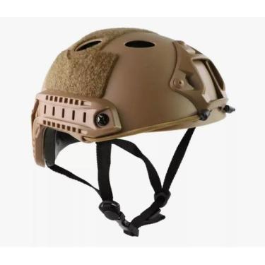 Imagem de Capacete Tático Militar Airsoft Paintball - MAF, Caqui