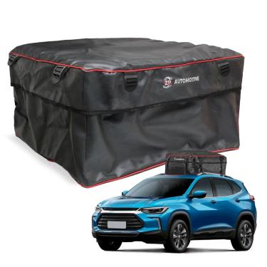 Imagem de Bagageiro Maleiro de Teto 240 Litros Dobrável para Carro Lona Impermeável Mala para Viagem Porta Bagagem