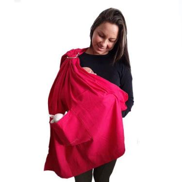 Imagem de Canguru Sling de Argola Wrap com Bolso Carregador De Bebe Proteção  Ro