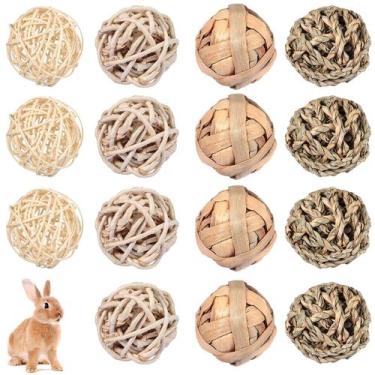Imagem de Conjunto de 15 Bolinhas para Mastigação Skylety - Para Pequenos Animai