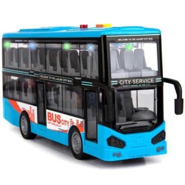 Imagem de Ônibus de Dois Andares ArtCreativity com Luzes e Sons - Brinquedo Infa