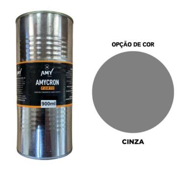 Imagem de Amycron 900ml - tinta para couro (loja oficial), CINZA