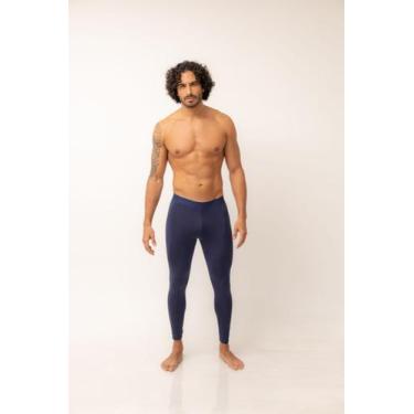 Imagem de Calça Masculina Térmica Segunda Pele Proteção Uv Esporte - Use.D, Azul