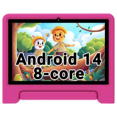 Imagem de Tablet ApoloSign Kids 2024 Android 14 10.1" 6 GB RAM 64 GB ROM
