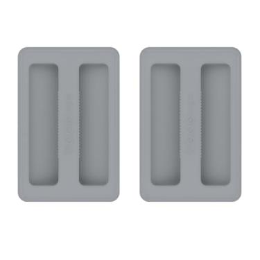 Imagem de Tampas de cobertura de torradeira, capas de silicone para máquina de pão multifuncional com 2 fatias, resistência ao calor, fácil de limpar, 2 peças