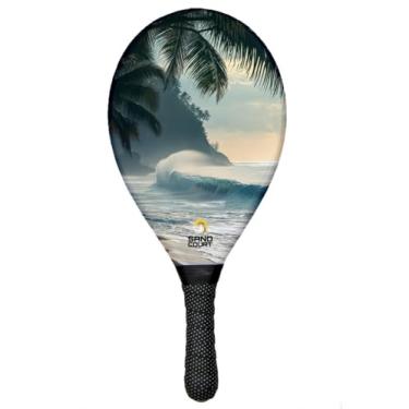 Imagem de Raquete de Frescobol Profissional Fibra Sand Court - Onda (348-352g)