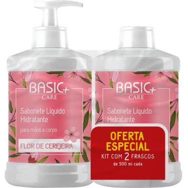 Imagem de Sabonete Líquido Basic+ Care Flor de Cerejeira 500ml + Refil