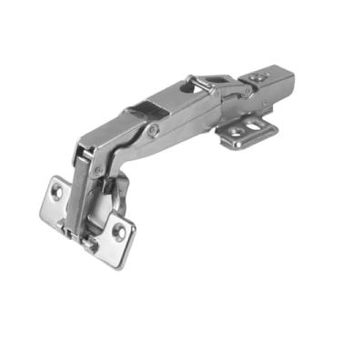 Imagem de Bothyi Dobradiça Hidráulica de 165 Graus para Porta de Guarda-roupa, Acessório Multifuncional, Resistente, Fechamento Suave, Base Reforçada, Dobradiça de sobreposição completa