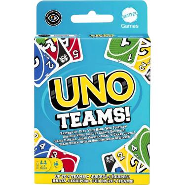 Imagem de Jogo de Tabuleiro de Cartas Uno Teams HXT58 Mattel