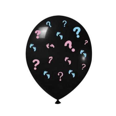 Imagem de Balão 9 Pol. Revelação 2 Preto C/ (10x20 Unid) – Kit 200 Balões