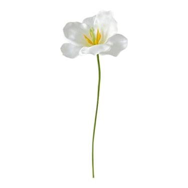 Imagem de Flores Artificiais, Flores Artificiais Realistas Sem Folhas 11 cm, Decoração para Casa e Casamento Adereços para Fotografia Retro e Exposição Comercial Dia dos Namorados Aniversário Quarto Sala de