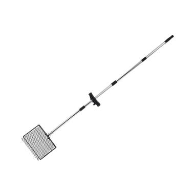 Imagem de IEUDNS Pá para cocô de galinha, ferramenta de limpeza de fazenda, pá de esterco portátil com cabo longo e design destacável