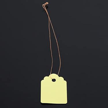 Imagem de Nome da Semente de Planta de Flores Pendurada Sinal de Marcador de Marcador, 200pcs PVC Branco PVC Impermeável Nome de Semente de Semente Ao Ar Livre Tags (Branco) (Azul) (Amarelo)