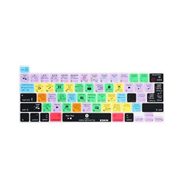 Imagem de XSKN Capa para teclado Lightroom Classic Shortcuts de silicone para modelos Touch Bar 2019 MacBook Pro 16 polegadas A2141 2020 MacBook Pro 13,3 polegadas A2251 A2289 A2338 M1 Teclado Versão comum EUA