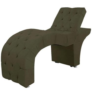 Imagem de Maca Capitone Reclinável Estofada Para Estetica Facial Sombrancelha E Cílios Suede Yasmim Cor Chocolate