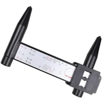 Imagem de Hovom Medidor PCD de roda, ferramenta de medição de padrão de parafuso de aro de roda de carro, régua PCD para medição rápida de pino de rodas de veículos, medidor de padrão de parafuso de pino para