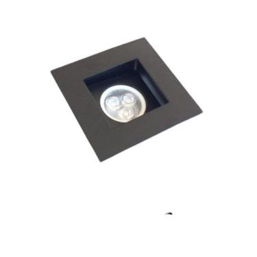 Imagem de Kit 6 Spot De Embutir Recuado Mr11 Mini Dicroica Preto Alz60