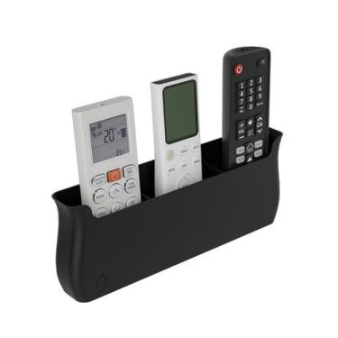 Imagem de Suporte Fechado Porta 3 Compartimentos Controles Remoto AR Universal -