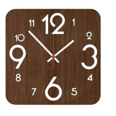 Imagem de Relogio Parede, RelóGio de Parede Minimalista Grande 40cm, Adequado para Cozinhas(QUADRADO)