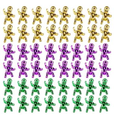 Imagem de 1.2inch Mini Metallic Tiny Babies, Colorful Tiny Baby Dolls King Cake Babies for Baby Shower Ice Cube Game Craft Mardi Gras Decoration Supply (24 Pcs)