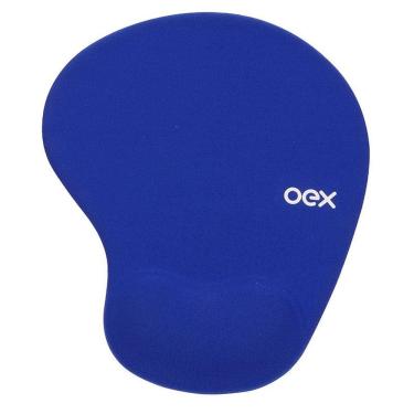 Imagem de Mouse pad com apoio em gel confort azul - MP200/AZ - Oex