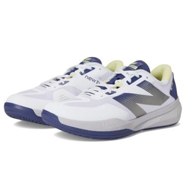 Imagem de New Balance FuelCell 796 V4 Tênis feminino, Branco/Dream State/Pergaminho, 6 Wide