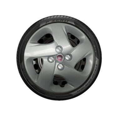 Imagem de Calota Fiat Vermelha - Proteção e Estilo para seu Carro